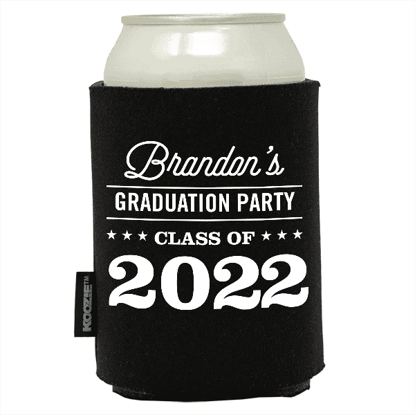 Koozie® Custom Grad Party Graduation Drink Cooler
