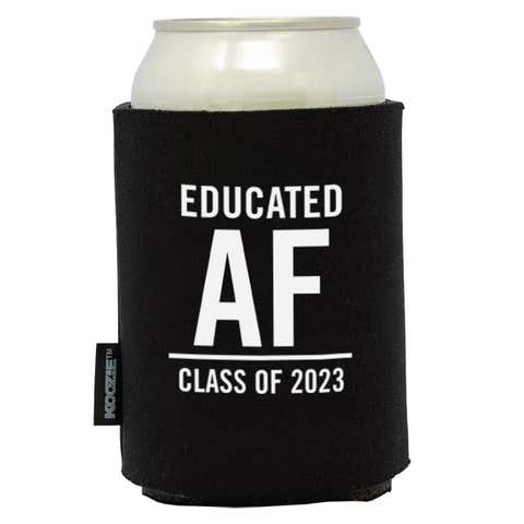 Koozie® Educated AF Graduation Drink Cooler