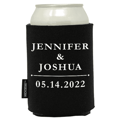 Traditional Names Wedding Koozie®