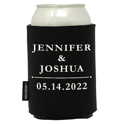 Koozie® Traditional Names Wedding Drink Cooler
