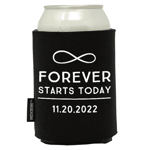 Koozie® Forever Starts Today Wedding Drink Cooler
