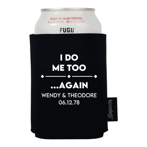 Koozie® I Do Again Anniversary Drink cooler
