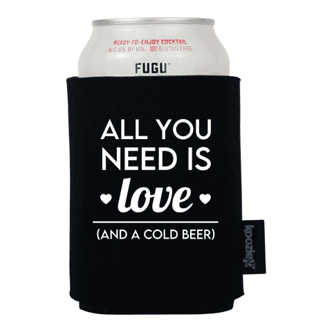 Koozie® All You Need is Love Anniversary Drink Cooler