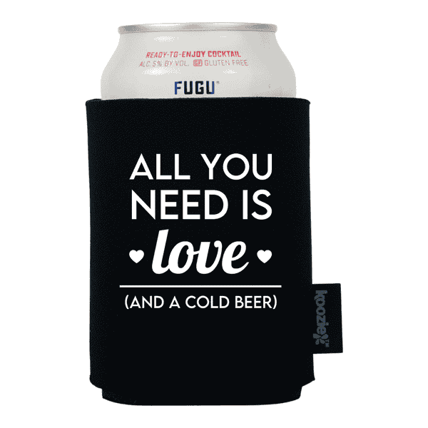 Koozie® All You Need is Love Anniversary Drink Cooler