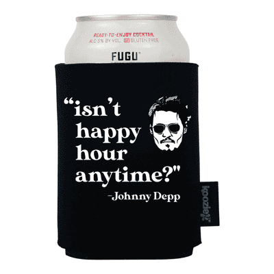 Johnny Depp Happy Hour Koozie