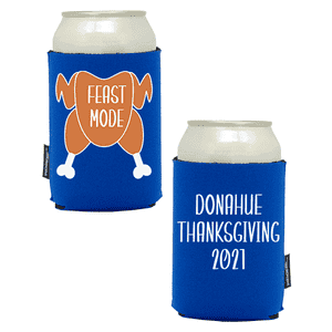 Koozie® Feast Mode Neoprene Can Cooler | 2 Sides - Royal