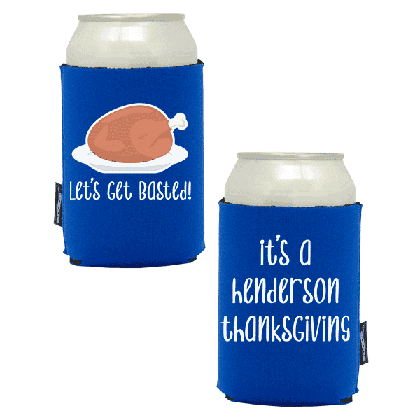 Koozie® Get Basted Neoprene Can Cooler | 2 Sides