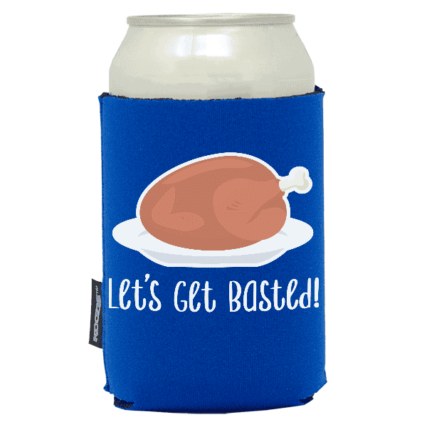 Koozie® Get Basted Neoprene Can Cooler | 1 Side