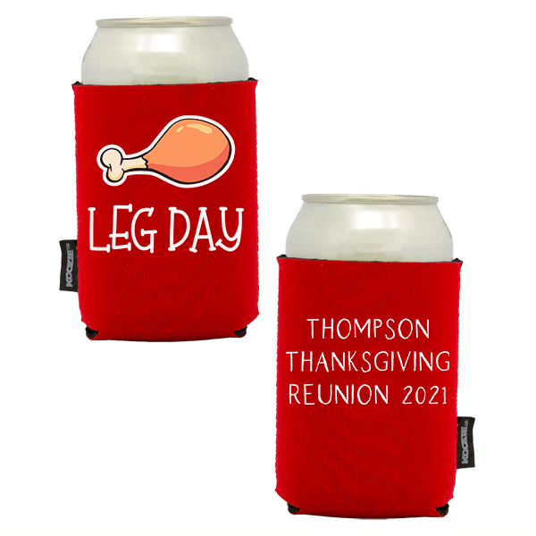 Koozie® Leg Day Neoprene Can Cooler | 2 Side