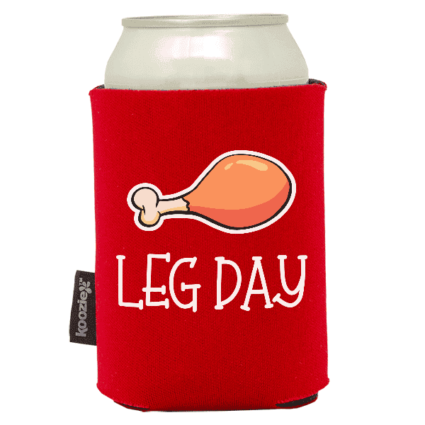 Koozie® Leg Day Foam Can Cooler |1 Side