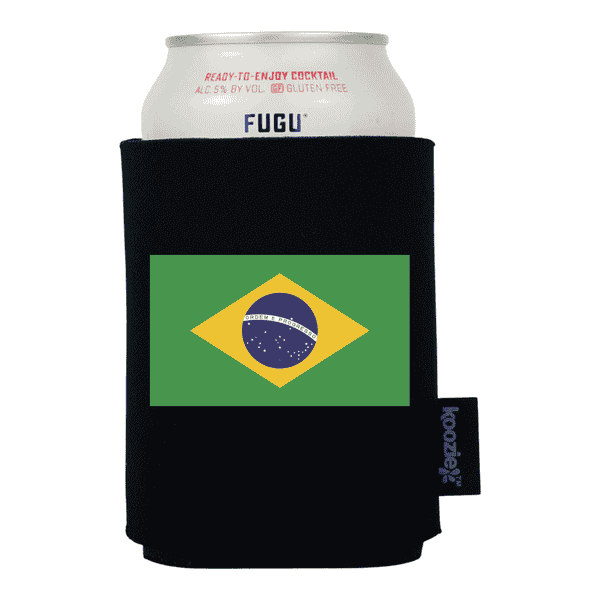 Koozie® Brazil Country Flag Drink Cooler
