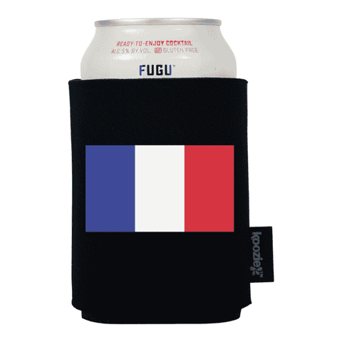 Koozie® France Country Flag Drink Cooler