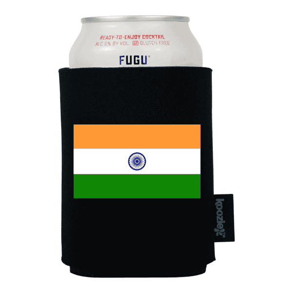 Koozie® India Country Flag Drink Cooler