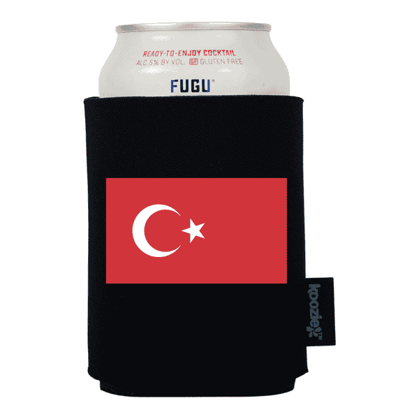 Koozie® Turkey Country Flag Drink Cooler