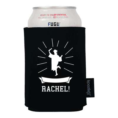 Koozie® Congrats Silhouette Girl Graduation Drink Cooler