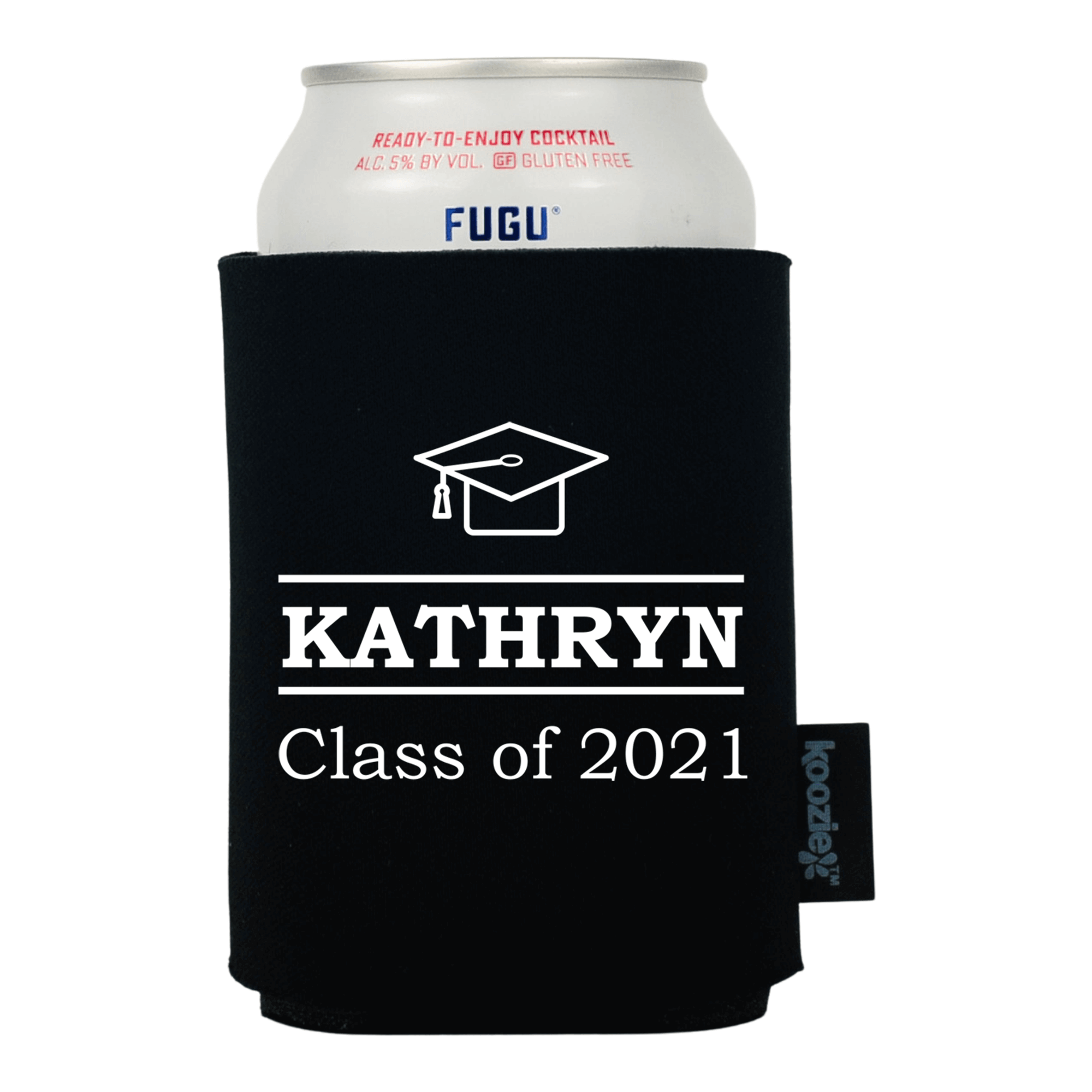 Koozie® Custom Minimal Name Graduation Drink Cooler