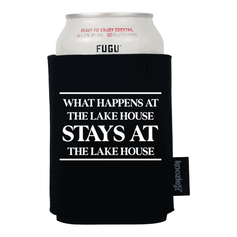 Koozie® What Happens At Stays At Drink Cooler