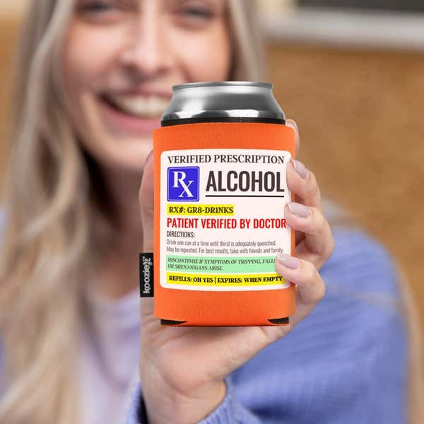  Girl Holding Prescription Koozie®