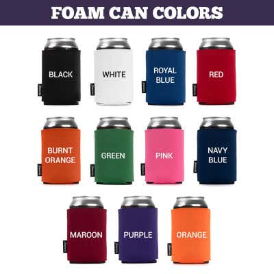 Koozie® Custom Photo Polaroid Foam Can Cooler |1 Side - alternate view