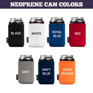 Neoprene Can Cooler Color Choices