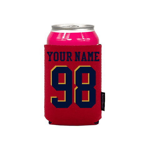Koozie® Custom Name and Number Neoprene Can Cooler | 1 Side