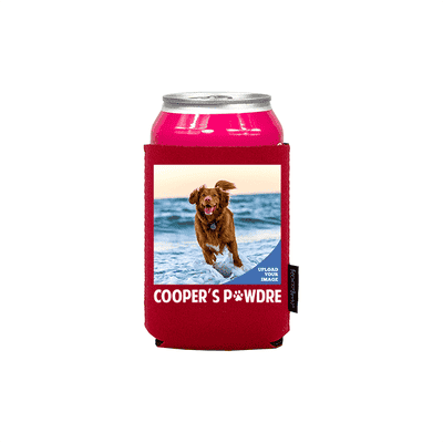Koozie® Custom Photo Pawdre Neoprene Can Cooler | 1 Side