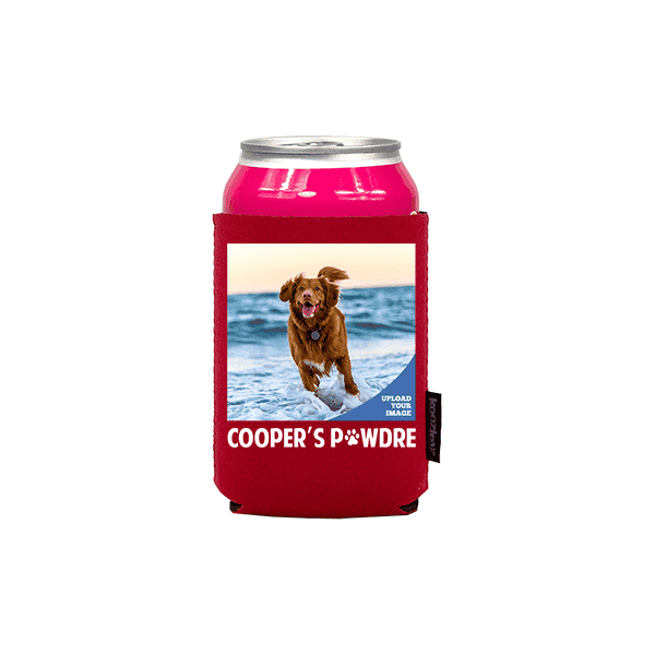 Koozie® Custom Photo Pawdre Neoprene Can Cooler | 1 Side