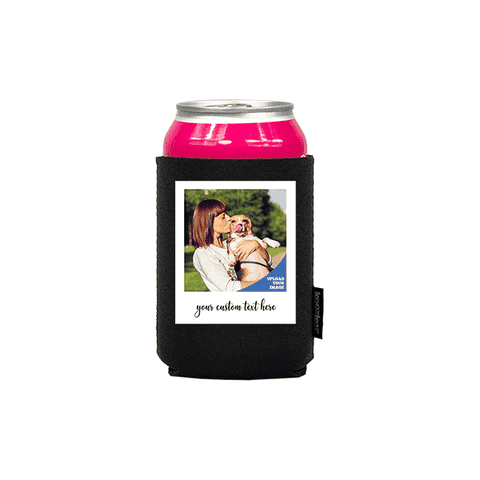 Koozie® Custom Photo Polaroid Neoprene Can Cooler | 1 Side