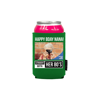 Koozie® Custom Photo Straight Outta Neoprene Can Cooler | 1 Side