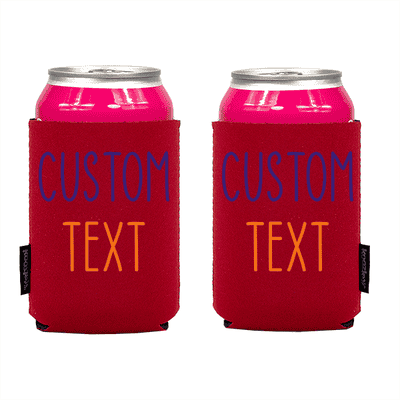 Koozie? Team Custom Neoprene Can Cooler | 2 Sides
