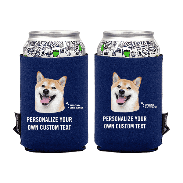 Koozie® Custom Photo Custom Face Neoprene Can Cooler | 2 Sides