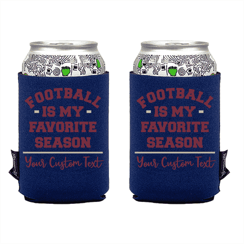 Koozie® Favorite Season Neoprene Can Cooler | 2 Sides