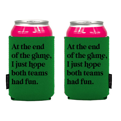 Koozie® Both Teams Had Fun Neoprene Can Cooler | 2 Sides
