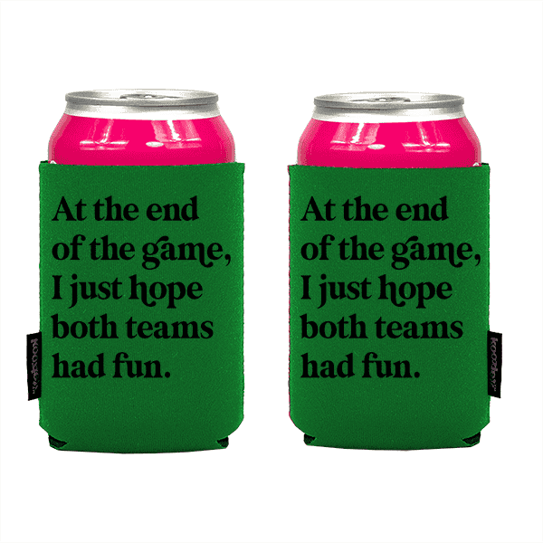 Koozie® Both Teams Had Fun Neoprene Can Cooler | 2 Sides