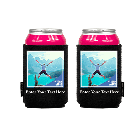 Koozie® Custom Photo Square Neoprene Can Cooler | 2 Sides