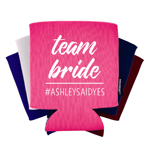Koozie® Team Bride Bridal Shower Drink Cooler