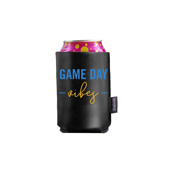 Koozie® Game Day Vibes Vegan Leather Can Cooler | 1 Side
