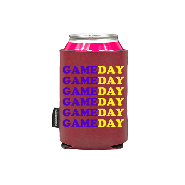 Koozie® Game Day Custom Vegan Leather Can Cooler | 1 Side