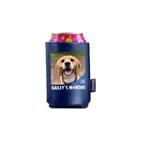 Koozie® Custom Photo Mawdre Vegan Leather Can Cooler | 1 Side