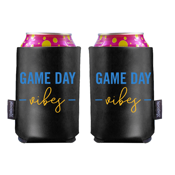 Koozie® Game Day Vibes Vegan Leather Can Cooler | 2 Sides