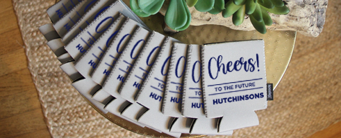 Cheers Bridal shower koozie coolers